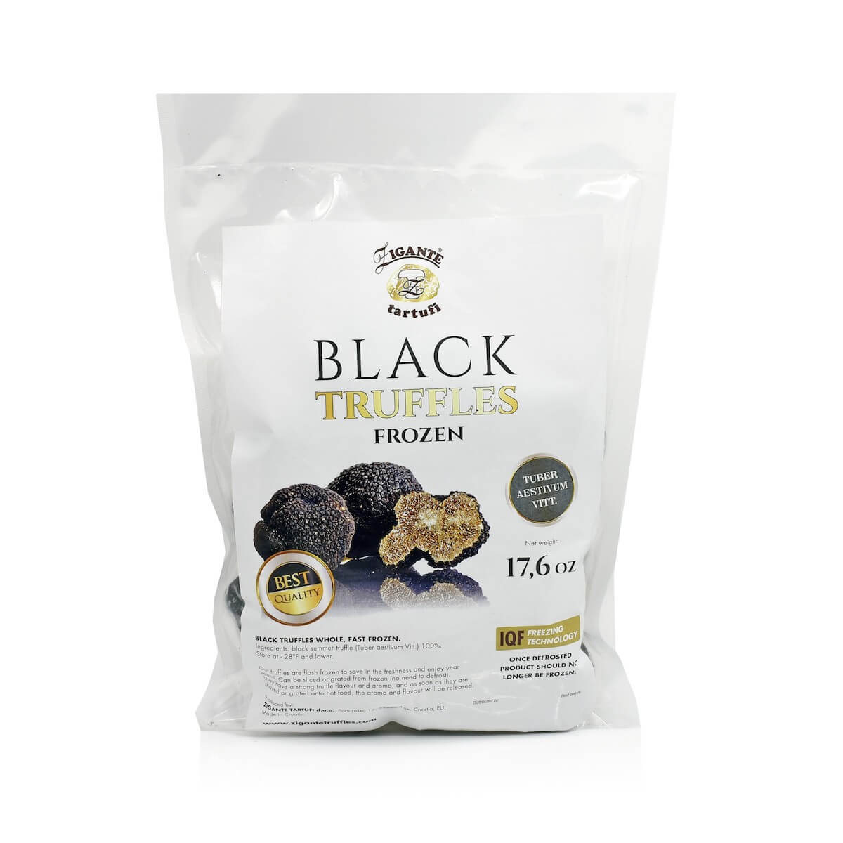 Črni tartufi (Tuber Aestivum) - Zamrznjeni 500g vakumsko pakiranje